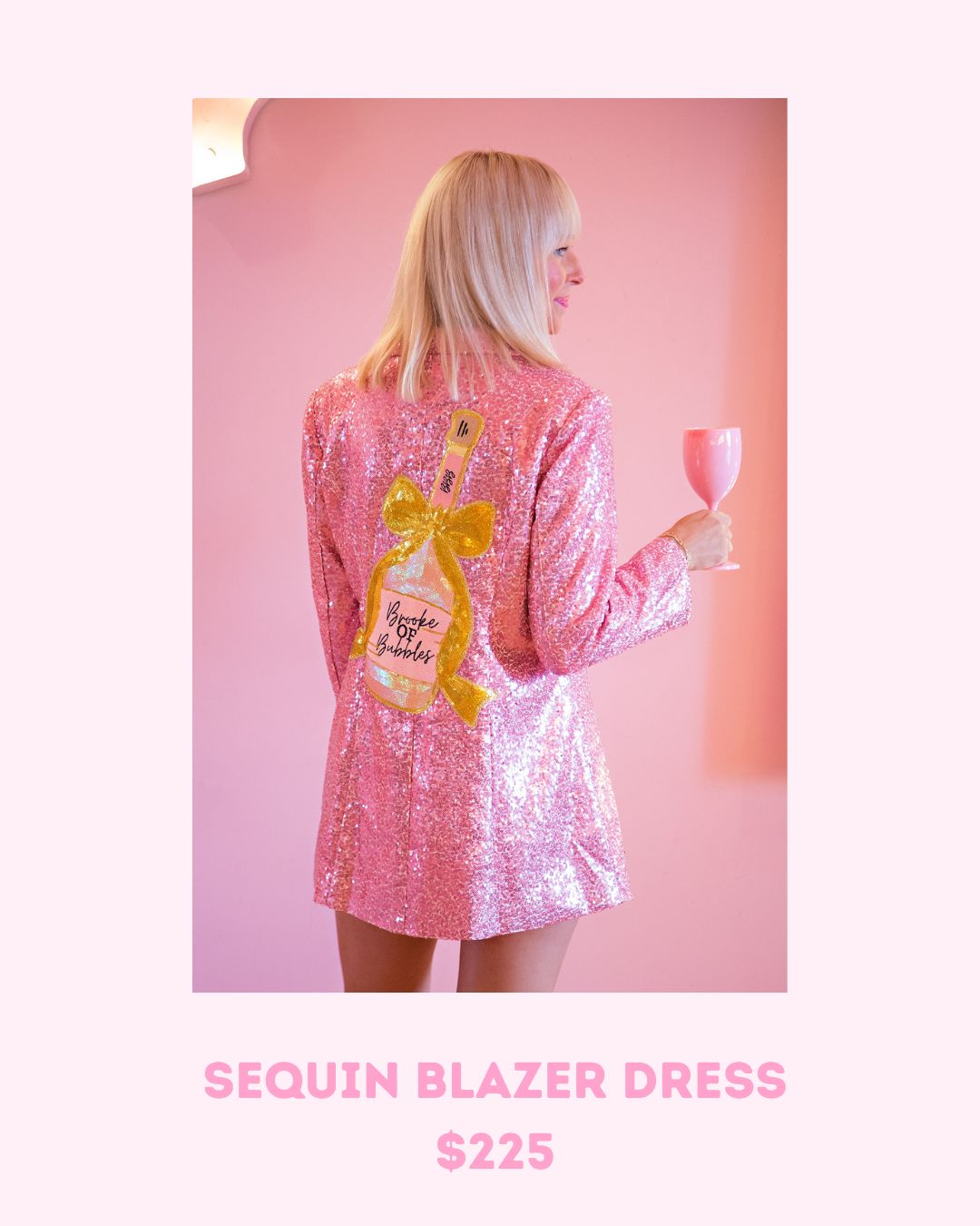 Sequin Blazer Dress